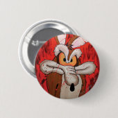 WILE E. COYOTE™ Rode Furie Ronde Button 5,7 Cm (Voorkant /achterkant)