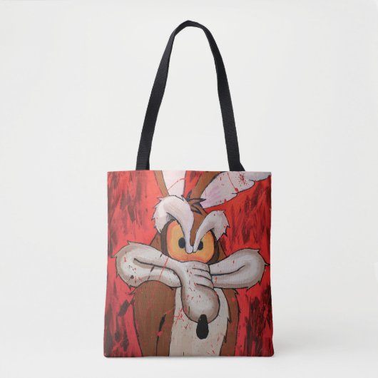 WILE E. COYOTE™ Rode Furie Tote Bag (Voorkant)