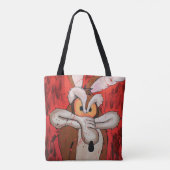 WILE E. COYOTE™ Rode Furie Tote Bag (Achterkant)