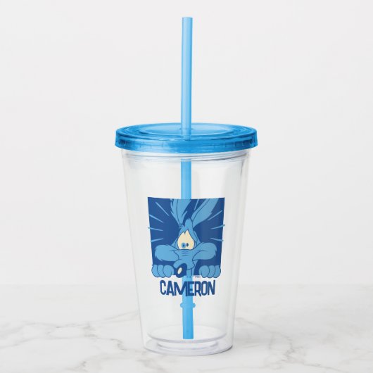 WILE E. COYOTE™ Shocked Expression Acryl Drinkbeker (Voorkant)