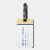 WILE E. COYOTE™ Shocked Expression Bagagelabel (Achterkant verticaal)