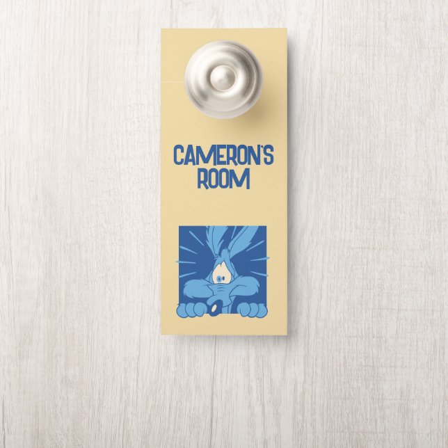 WILE E. COYOTE™ Shocked Expression Deurhanger (Op knop)