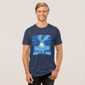 WILE E. COYOTE™ Shocked Expression Tri-Blend Shirt (Voorkant volledig)