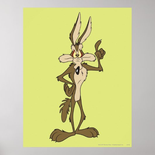 Wile E. Coyote Standing Tall Poster (Voorkant)