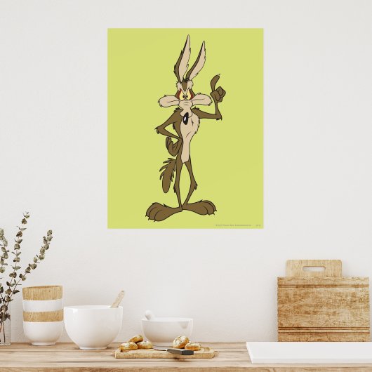 Wile E. Coyote Standing Tall Poster (Keuken)