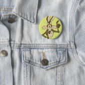 Wile E. Coyote Standing Tall Ronde Button 5,7 Cm (In situ)