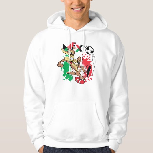 WILE E. COYOTE™ Team Mexico Soccer Graphic Hoodie (Voorkant)