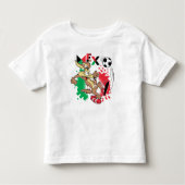 WILE E. COYOTE™ Team Mexico Soccer Graphic Kinder Shirts (Voorkant)