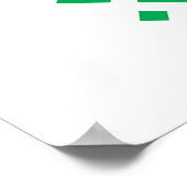 WILE E. COYOTE™ Team Mexico Soccer Graphic Poster (Hoek)