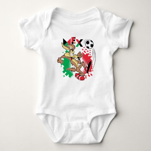 WILE E. COYOTE™ Team Mexico Soccer Graphic Romper (Voorkant)