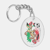 WILE E. COYOTE™ Team Mexico Soccer Graphic Sleutelhanger (Voorkant Links)