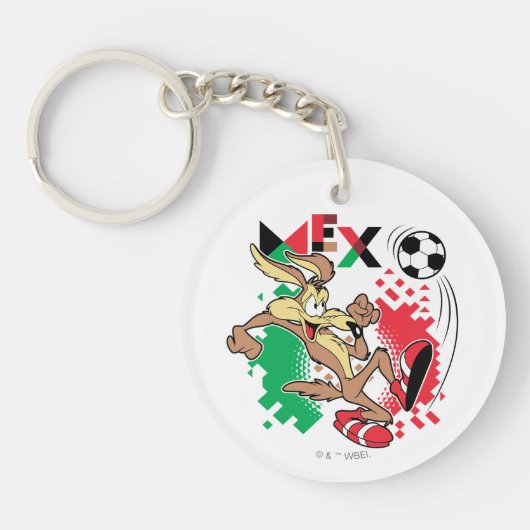WILE E. COYOTE™ Team Mexico Soccer Graphic Sleutelhanger (Voorkant)