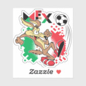 WILE E. COYOTE™ Team Mexico Soccer Graphic Sticker (Vel)