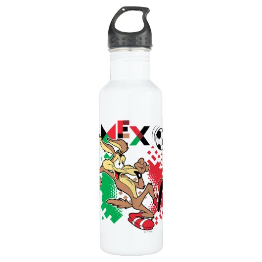 WILE E. COYOTE™ Team Mexico Soccer Graphic Waterfles (Voorkant)