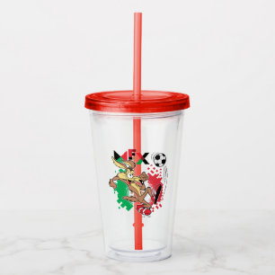 WILE E. COYOTE™ Team Mexico Voetbal Grafisch Acryl Drinkbeker