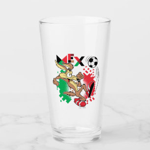 WILE E. COYOTE™ Team Mexico Voetbal Grafisch Glas