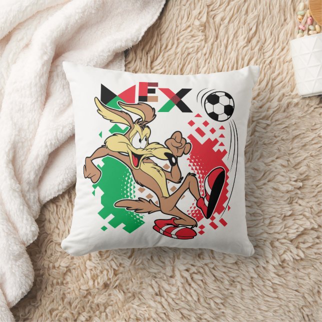 WILE E. COYOTE™ Team Mexico Voetbal Grafisch Kussen (Deken)