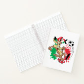 WILE E. COYOTE™ Team Mexico Voetbal Grafisch Notitieboek (Binnen)