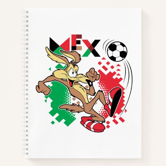 WILE E. COYOTE™ Team Mexico Voetbal Grafisch ontwe Notitieboek (Voorkant)