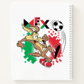 WILE E. COYOTE™ Team Mexico Voetbal Grafisch ontwe Notitieboek (Achterkant)