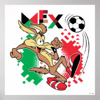 WILE E. COYOTE™ Team Mexico Voetbal Grafisch