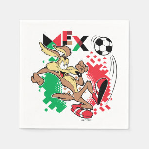 WILE E. COYOTE™ Team Mexico Voetbal Grafisch Servet