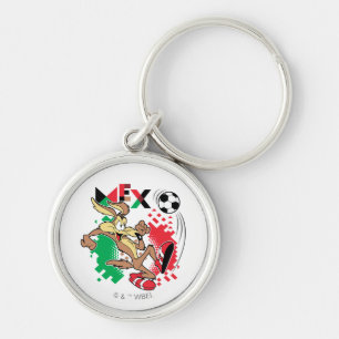 WILE E. COYOTE™ Team Mexico Voetbal Grafisch Sleutelhanger