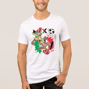 WILE E. COYOTE™ Team Mexico Voetbal Grafisch Tri-Blend Shirt