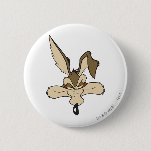 WILE E. COYOTE™ Tevreden Hoogtepunt Ronde Button 5,7 Cm (Voorkant)