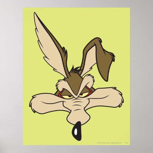 WILE E. COYOTE™ Tevreden Schot in de Roos Poster (Voorkant)