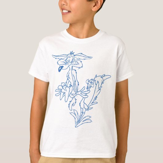 WILE E. COYOTE™ Verrast door de ROAD RUNNER™ T-shirt (Voorkant)