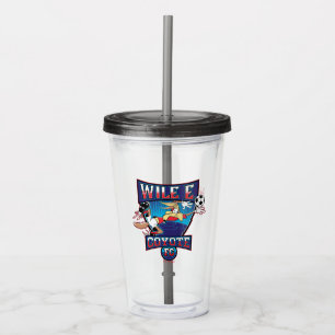 WILE E. COYOTE™ Voetbalclub Badge Acryl Drinkbeker