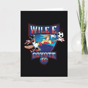 WILE E. COYOTE™ Voetbalclub Badge Kaart