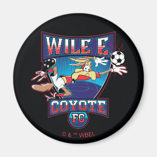 WILE E. COYOTE™ Voetbalclub Badge Magneet