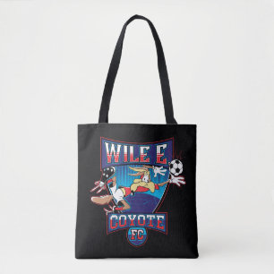 WILE E. COYOTE™ Voetbalclub Badge Tote Bag