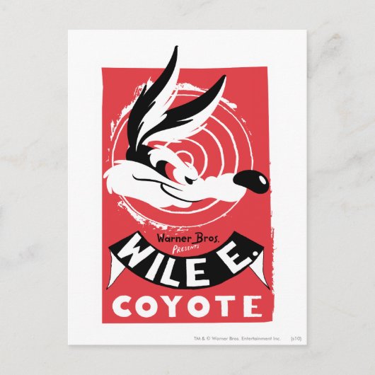 WILE E. COYOTE™ Warner Bros. Cadeaus poster Briefkaart (Voorkant)
