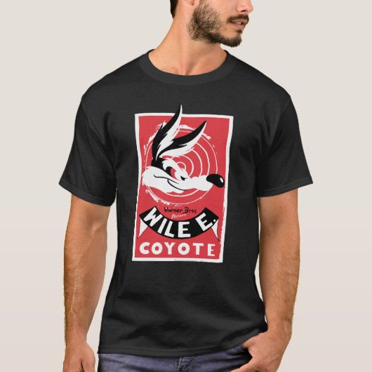 WILE E. COYOTE™ Warner Bros. Cadeaus poster T-shirt (Voorkant)