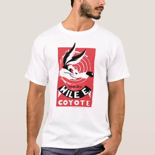 WILE E. COYOTE™ Warner Bros. Cadeaus poster T-shirt (Voorkant)