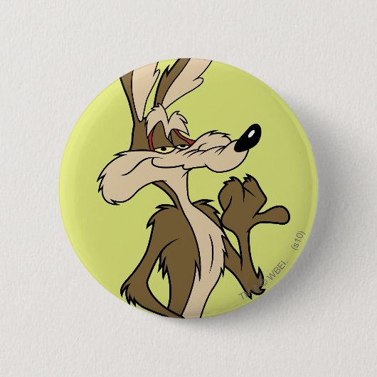 WILE E. COYOTE™-weergaveprouwe Ronde Button 5,7 Cm (Voorkant)
