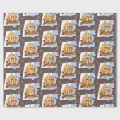 Wile E. Vleesetend Coyote (ernstig) Cadeaupapier (Vlak)