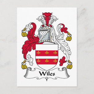 Wiles Family Crest Briefkaart