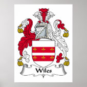 Wiles Family Crest Poster (Voorkant)