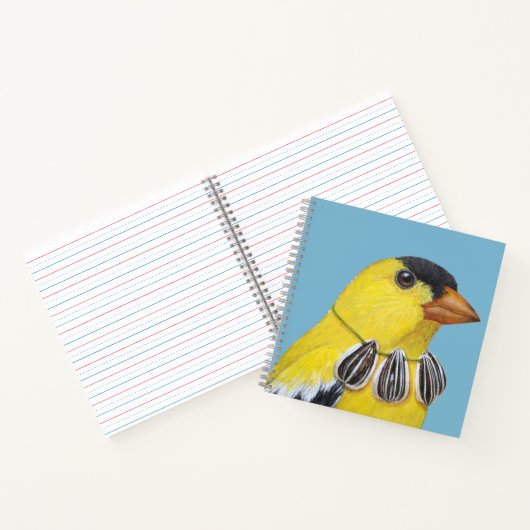 Wiley de goudfinch notebook notitieboek (Binnen)