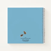 Wiley de goudfinch notebook notitieboek (Achterkant)