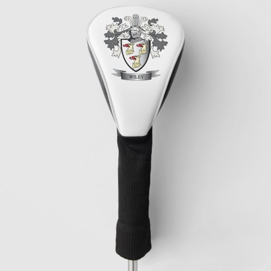 Wiley Family Crest Coat of Arms Golfheadcover (Voorkant)
