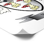 Wiley Family Crest Coat. Poster (Hoek)