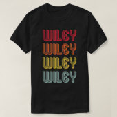 WILEY Gift Surname Funny Retro  80's Birthda T-shirt (Design voorkant)