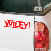 Wiley Stamp Bumpersticker (Op Truck)