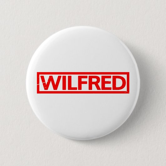 Wilfred Stamp Ronde Button 5,7 Cm (Voorkant)