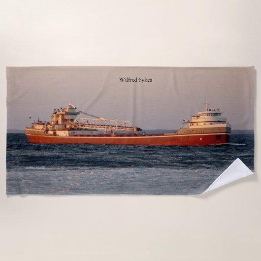 Wilfred Sykes-badhanddoek Strandlaken (Voorkant)
